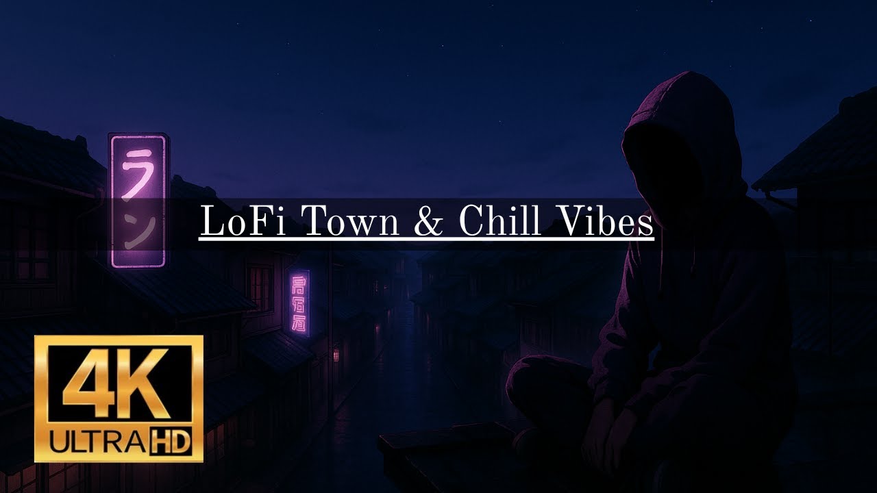 Late Night Chill in LoFi Town – 4K Beats for Vibe Sessions, Focus, and Mental Reset 🌌🛋️🎧