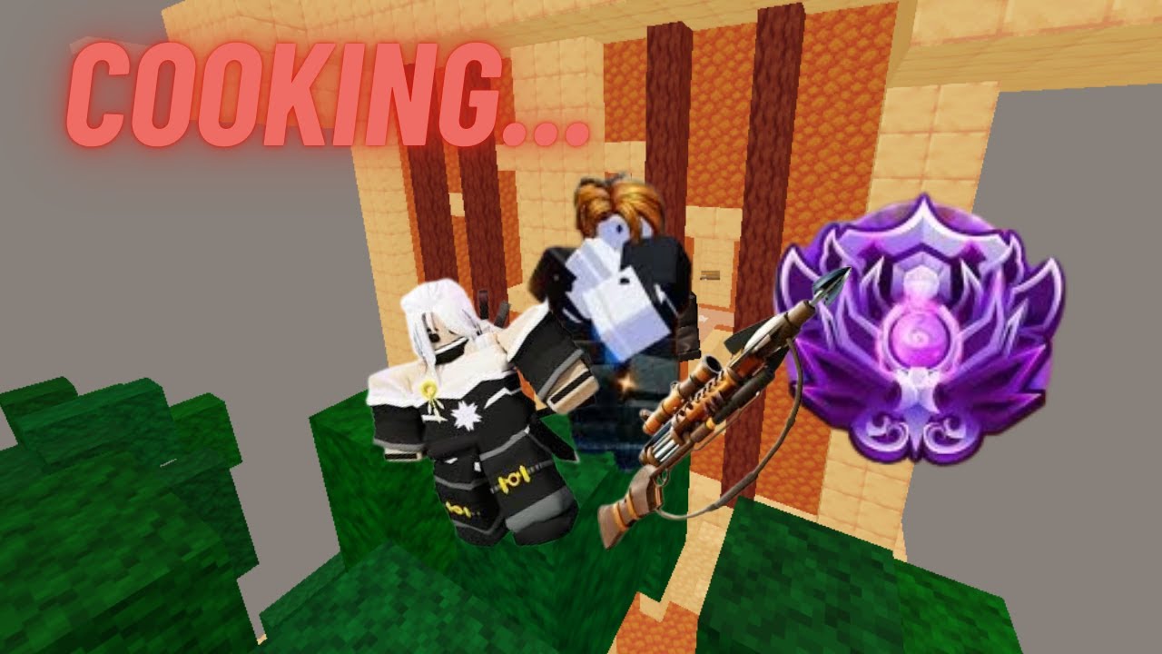 Jugging and Dominated Ranked as the CAITLYN kit... (Roblox Bedwars)