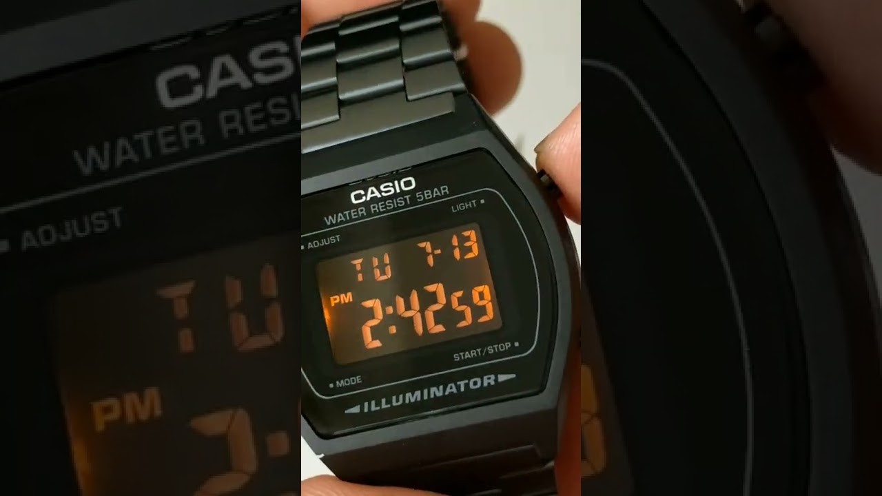 Casio B640WB-1BVT - Vintage Digital Watch Unboxing
