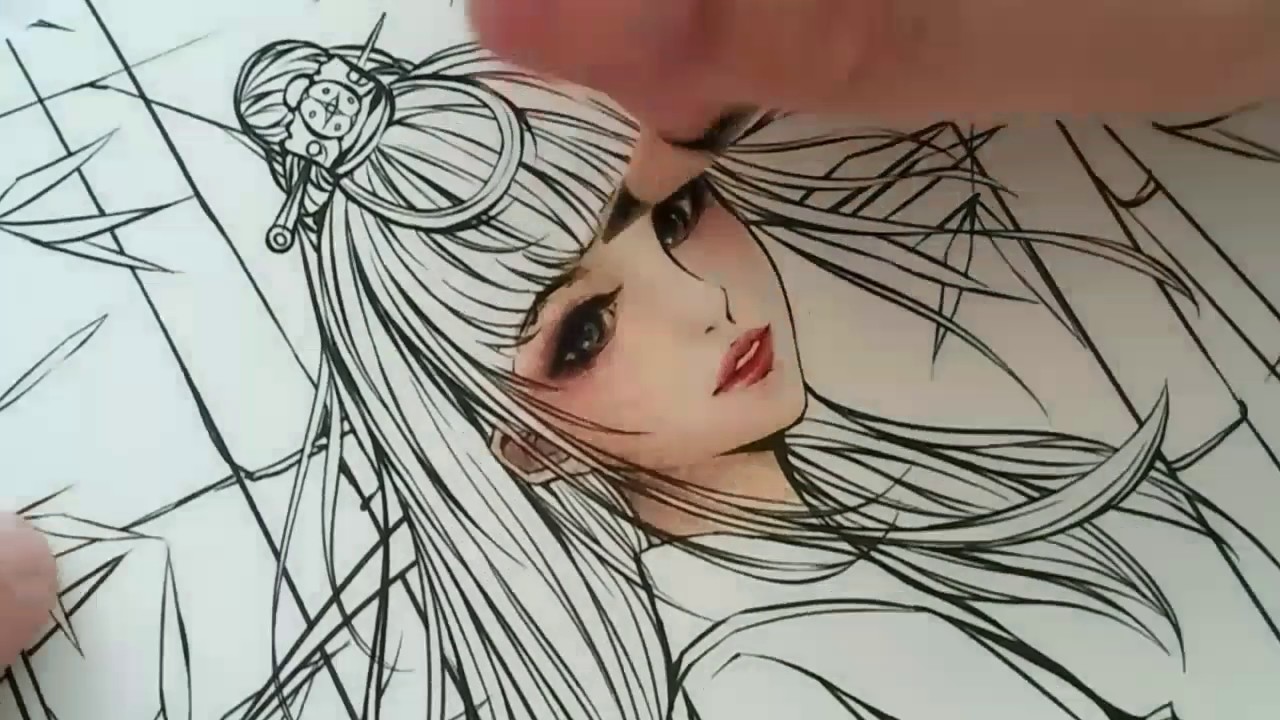 浮生賦|Chinese ancient colouring tutorial part 1