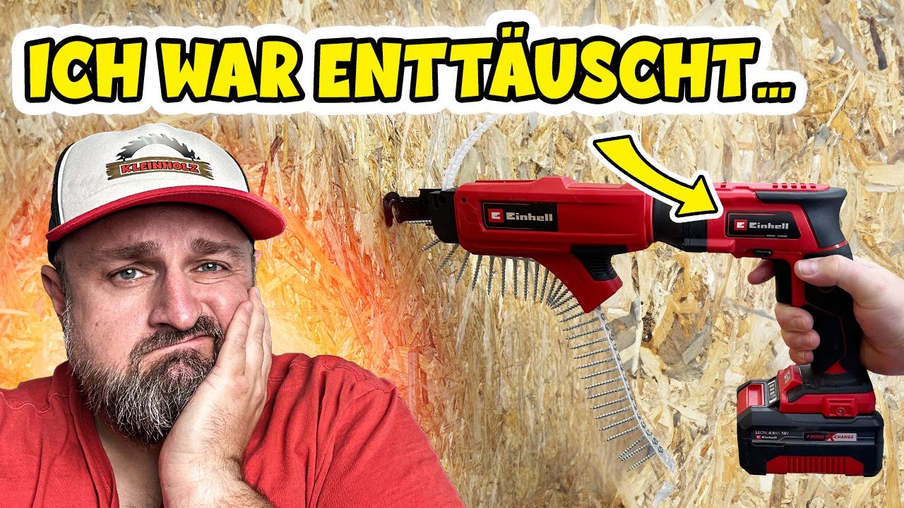 ...denn ich dachte DAMIT geht es SCHNELLER und EINFACHER? Einhell TE-DY 18