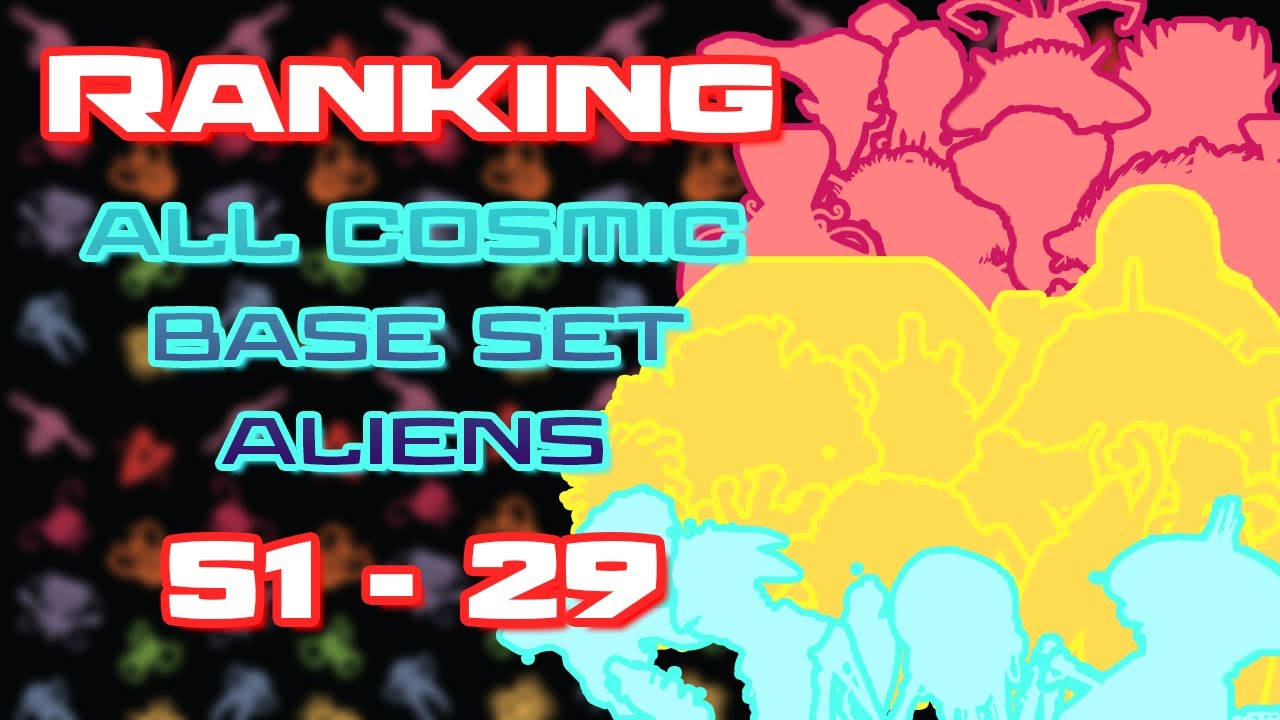 ranking the base Cosmic Encounter aliens from least to most favorite (51-29)