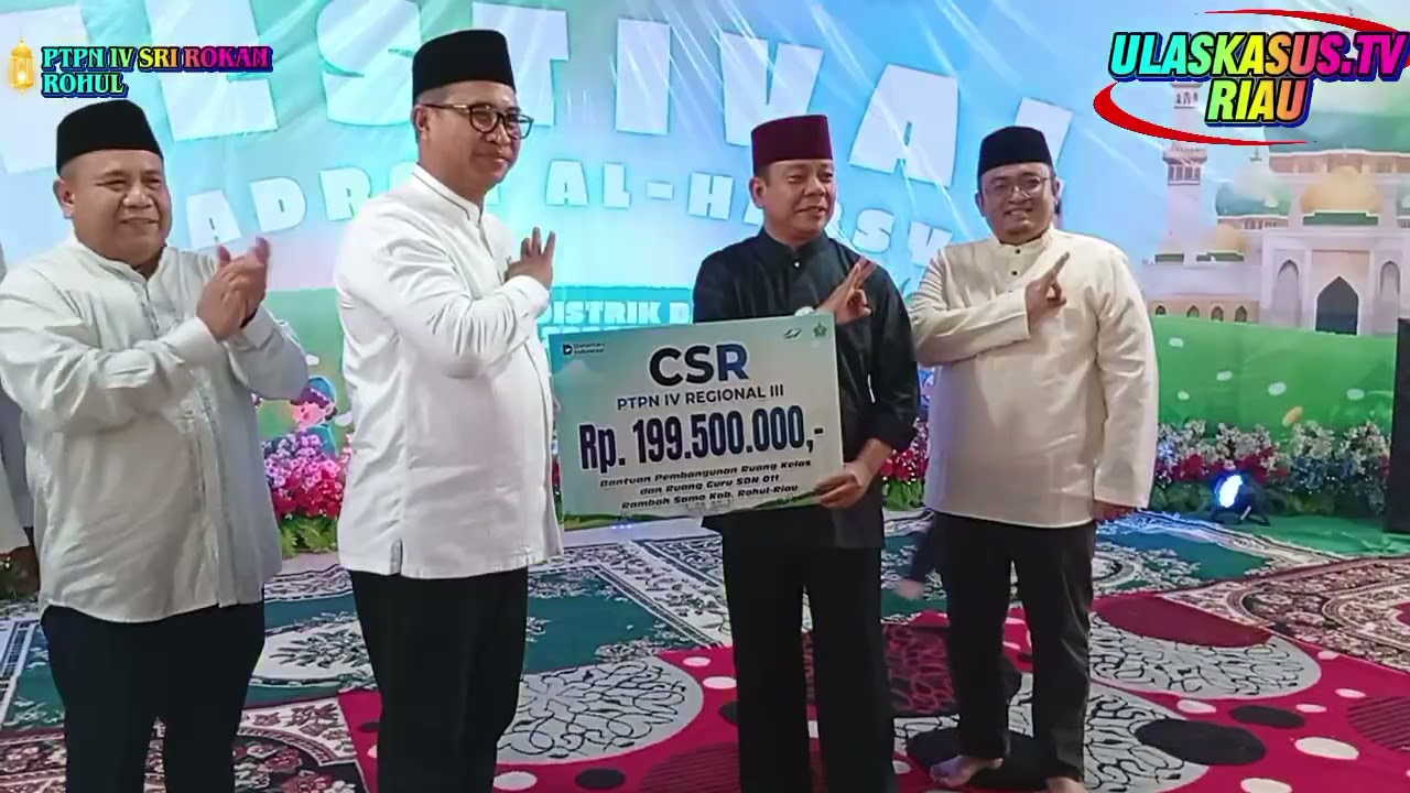 Dari Panggung Hadroh ke Aksi Nyata, PTPN IV Regional III Salurkan CSR dan Program Stunting