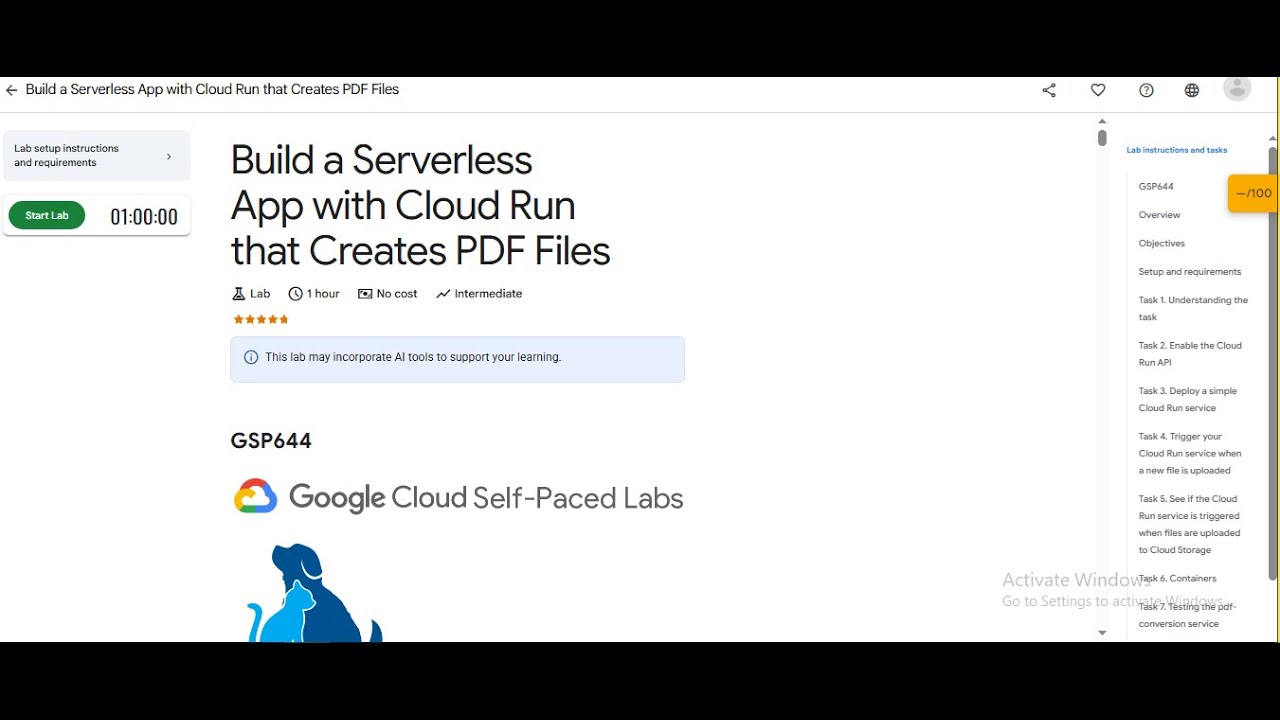 Build a Serverless App with Cloud Run that Creates PDF Files