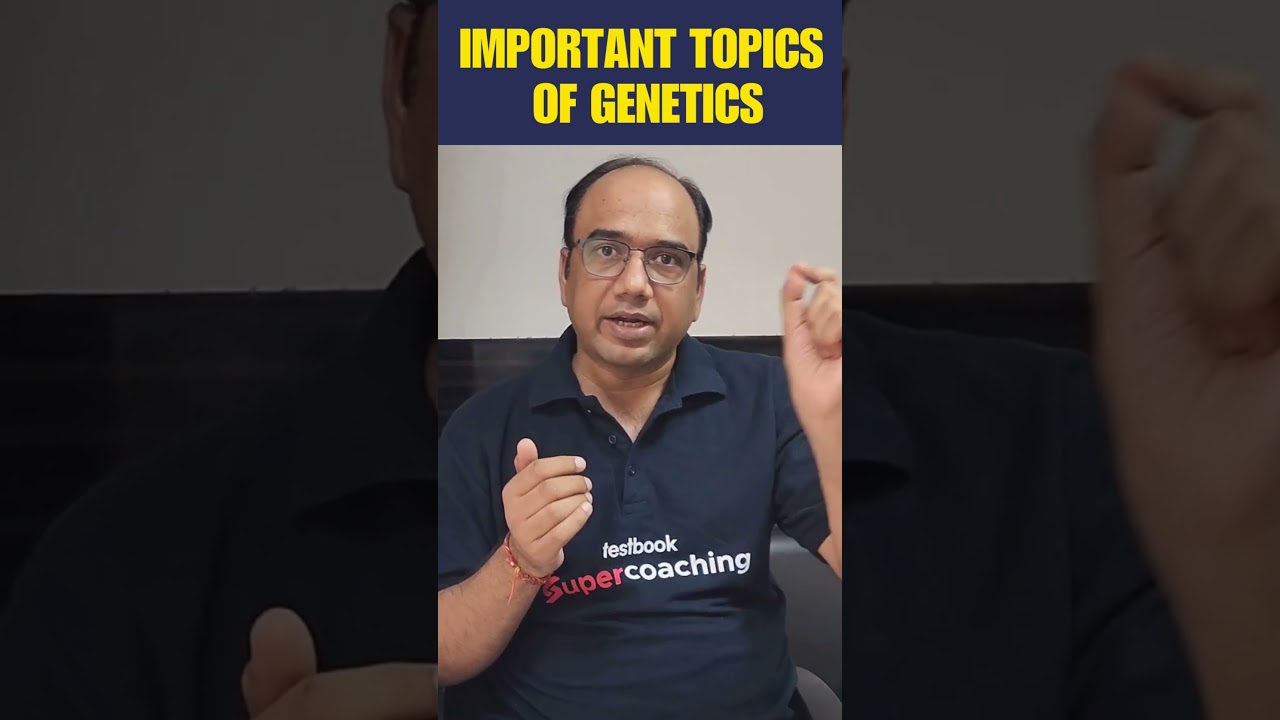 Most Important Topics Of Genetics| CSIR NET June 2024 Lifescience| Dr Ashish Gupta #shorts #trending