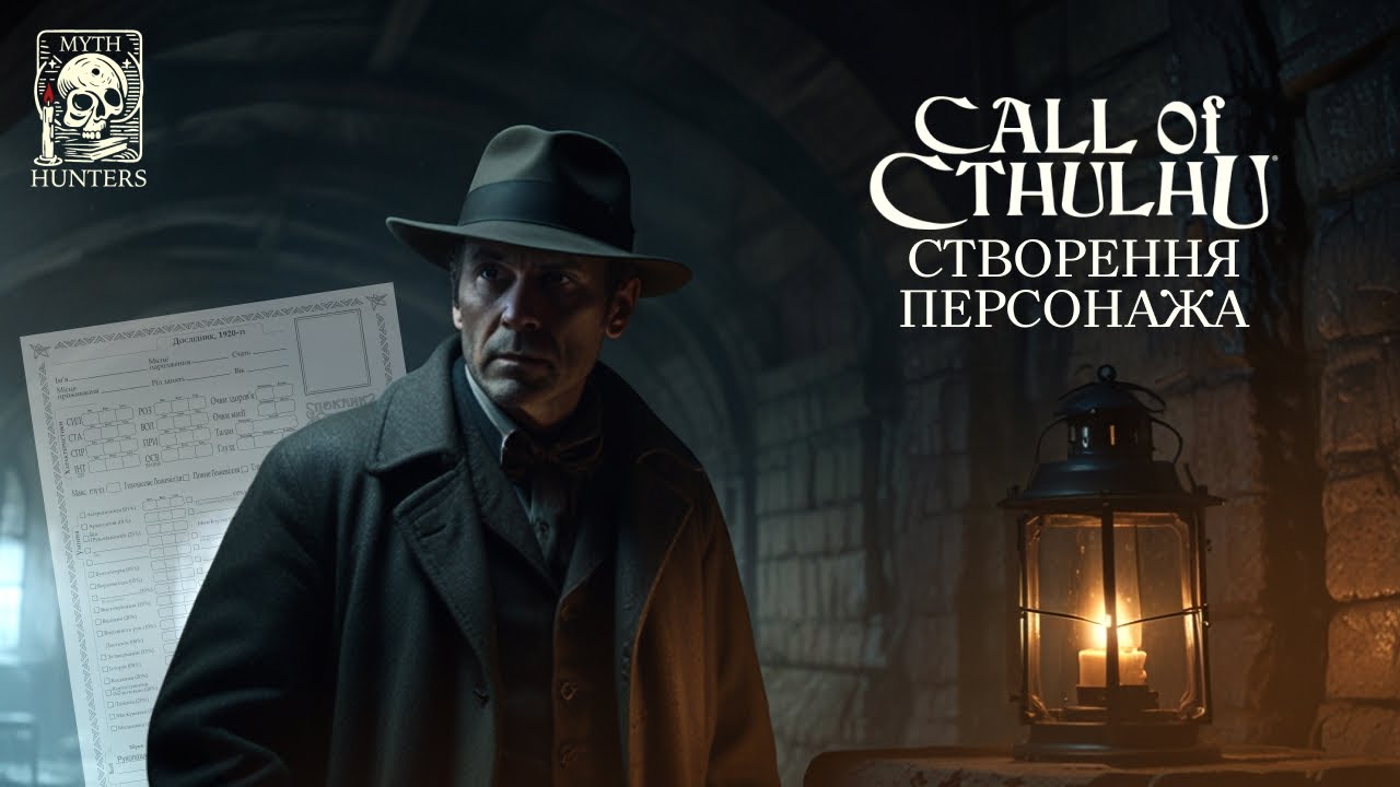 Поклик Ктулху | Створення персонажа | Call of Cthulhu