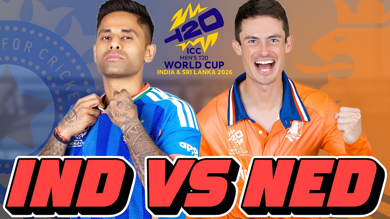 India vs Netherlands at Narendra Modi Stadium | ICC T20 Cricket World Cup 2026 | Cricket 26 Live