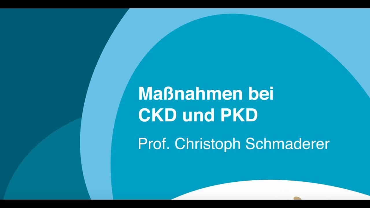 18. PKD-Symposium . Maßnahmen bei CKD und PKD -  Prof. Schmaderer