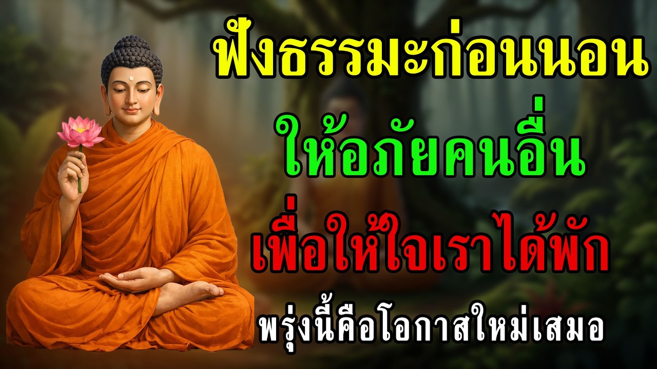 ให้อภัยคนอื่น เพื่อให้ใจเราได้พัก | ธรรมะก่อนนอน ฟังยาว หลับสบาย ปล่อยวางความทุกข์ #บ้านแห่งธรรม