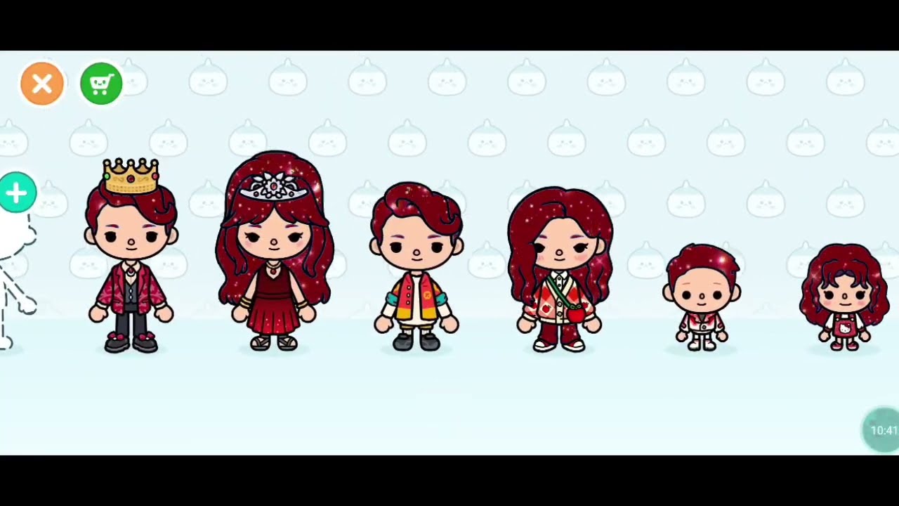 RED FAMILY IDEA IN TOCA BOCA❤❤
