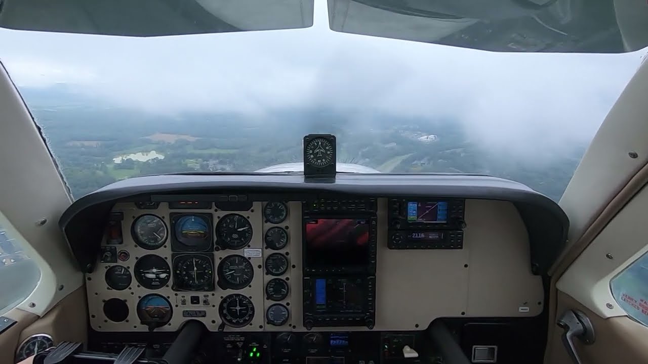 Slam Dunk Approach IMC Into University Park in the Beechcraft Bonanza