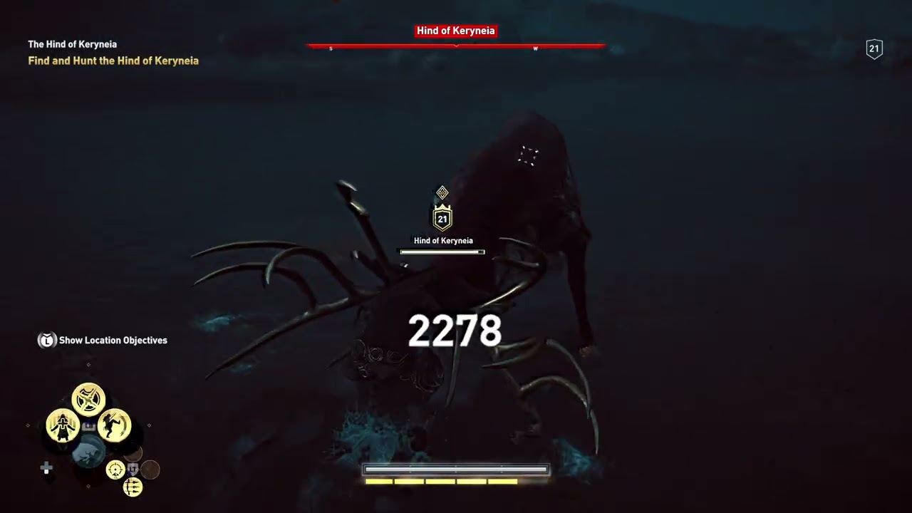 HUNT THE HIND OF KERYNEIA AND KILL CULTIST ASSASINS'S CREED ODYSSEY PART 25 (NIGHTMARE MODE)