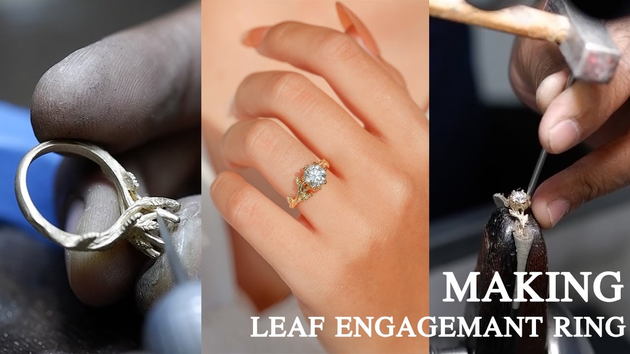 How to Make Ring Handmade with Love [ Leaf Ring ]