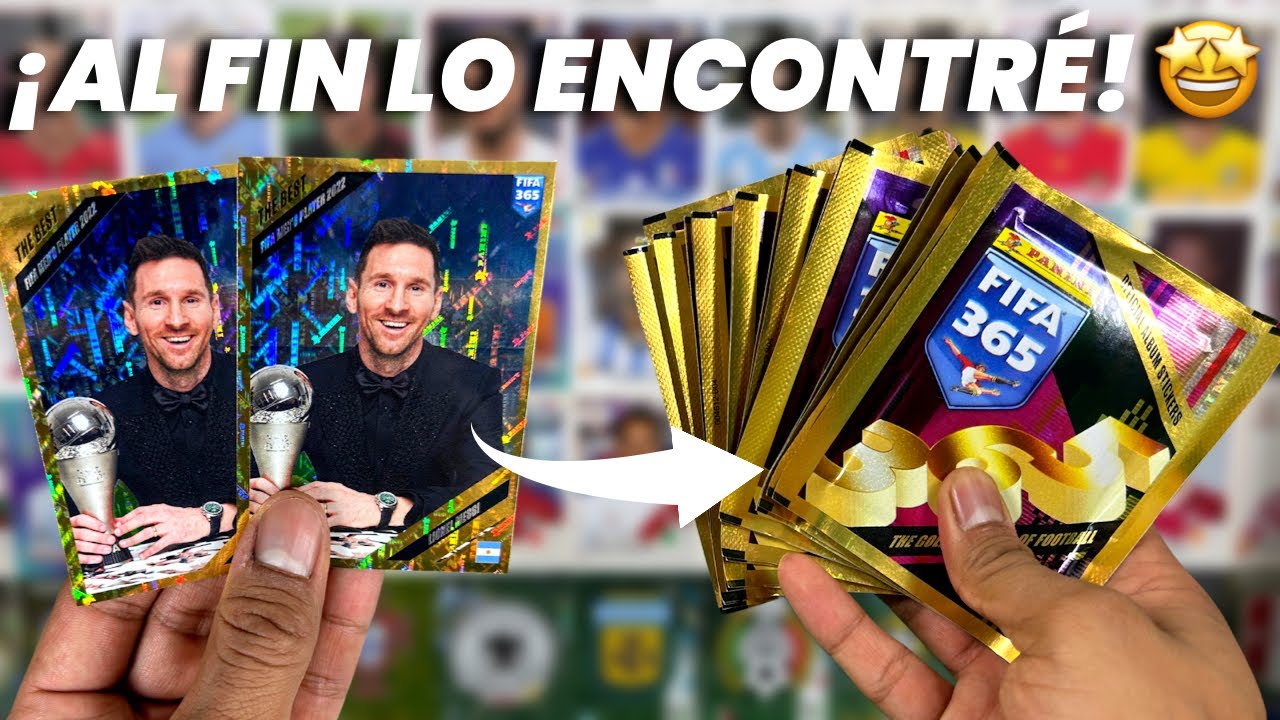 ¡ENCONTRÉ AL THE BEST! Abriendo *20 SOBRES* Panini FIFA 365 2024