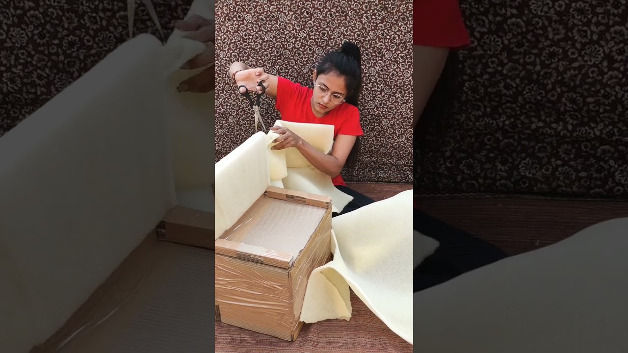 Wonderful chair making for cardboard | baby chair | biutiful small chair