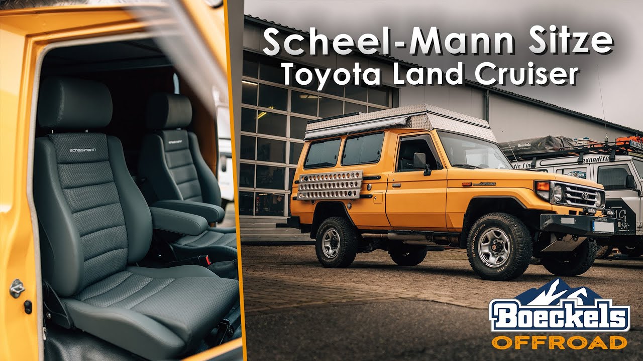 Scheel-Mann Sitze nachrüsten | Toyota Land Cruiser | BoeckelsOffroad