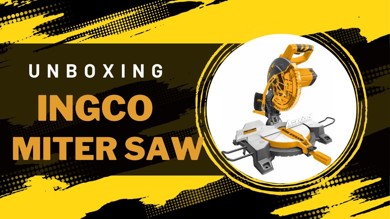 Ingco Miter Saw Unboxing