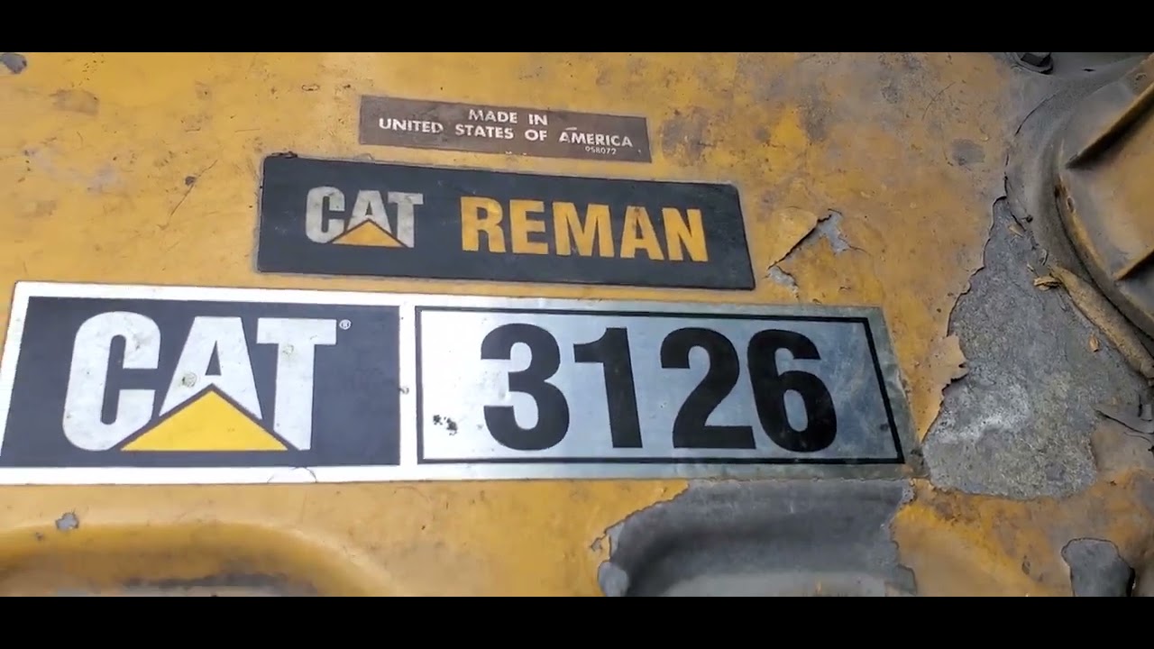 Caterpillar 3126  turbocharged 7.2L inline 6-cylinder diesel