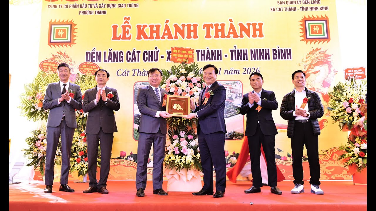 LỄ CẮT BĂNG KHÁNH THÀNH ĐỀN LĂNG CÁT CHỬ 24 11 2025 ẮT TỴ