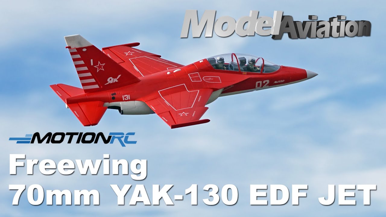 MotionRC Freewing 70mm YAK-130 EDF Jet - Model Aviation