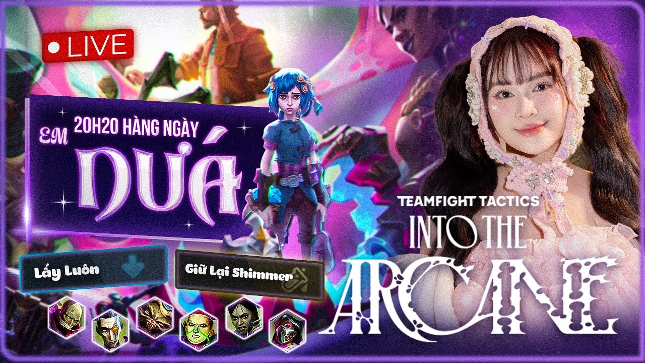 Đi YEP về vẫn chăm chỉ live  | Em Dứa TFT