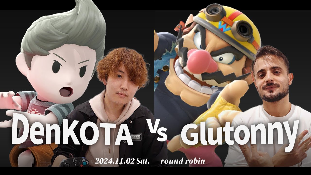 関西対戦会[総当たり]DenKOTA(リュカ) VS Glutonny(ワリオ) #スマブラSP #マエスマ