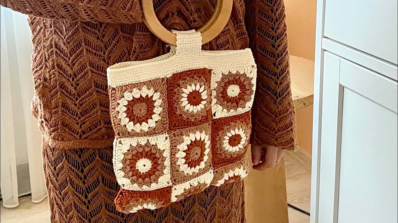 Motifli çanta yapılışı / making a motif bag / making a knitted bag / örgü çanta yapılışı