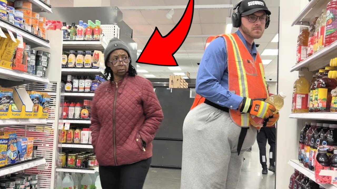 Fat Security Guard Rudely Farts On People At The Store!!!