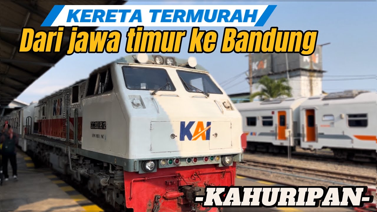 BLITAR - BANDUNG CUMA 84 RIBU ⁉️ Naik KA Kahuripan Blitar - Kiaracondong