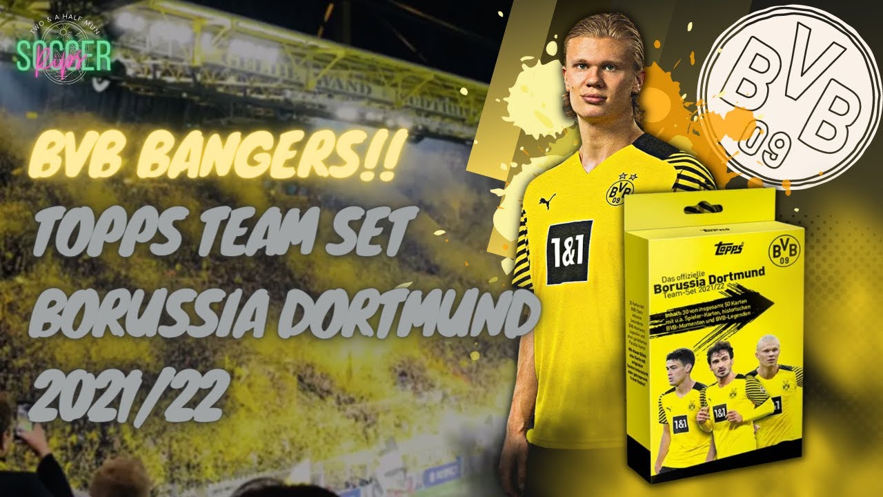 BVB BANGERS!! OPENING BOXES OF 2021/22 TOPPS BORUSSIA DORTMUND TEAM SET!!
