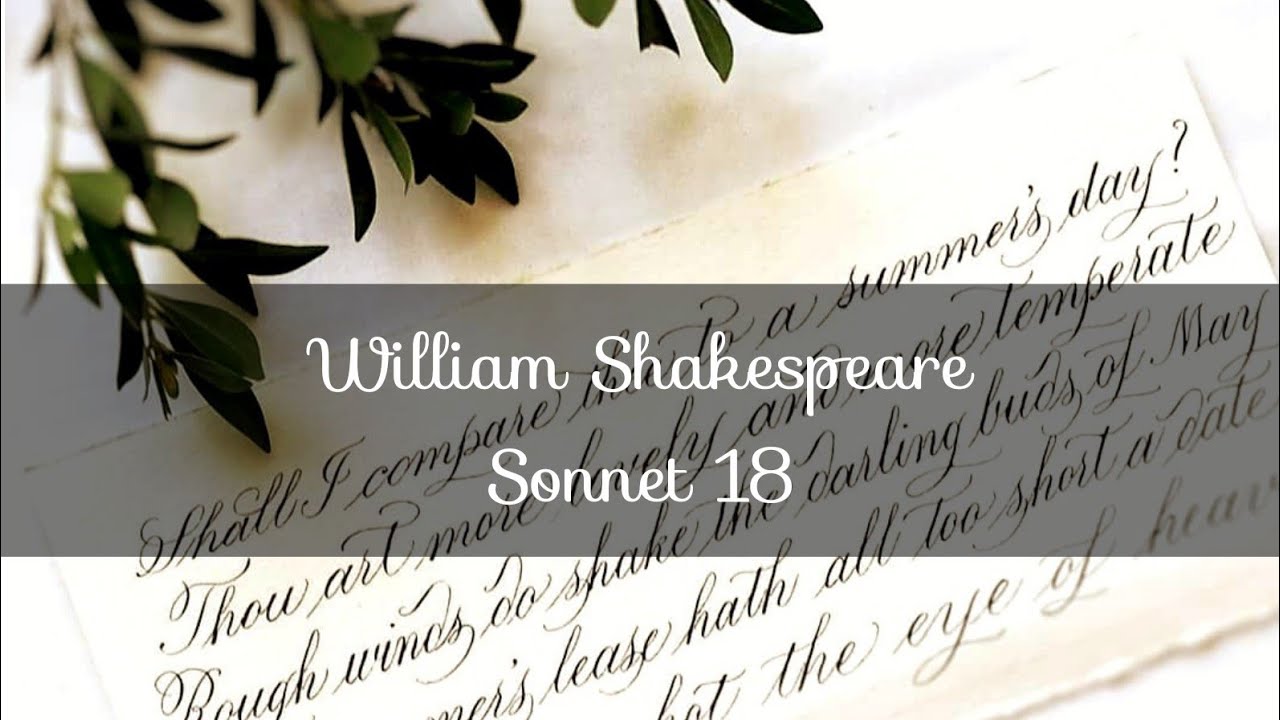 🌻 William Shakespeare - Sonnet 18