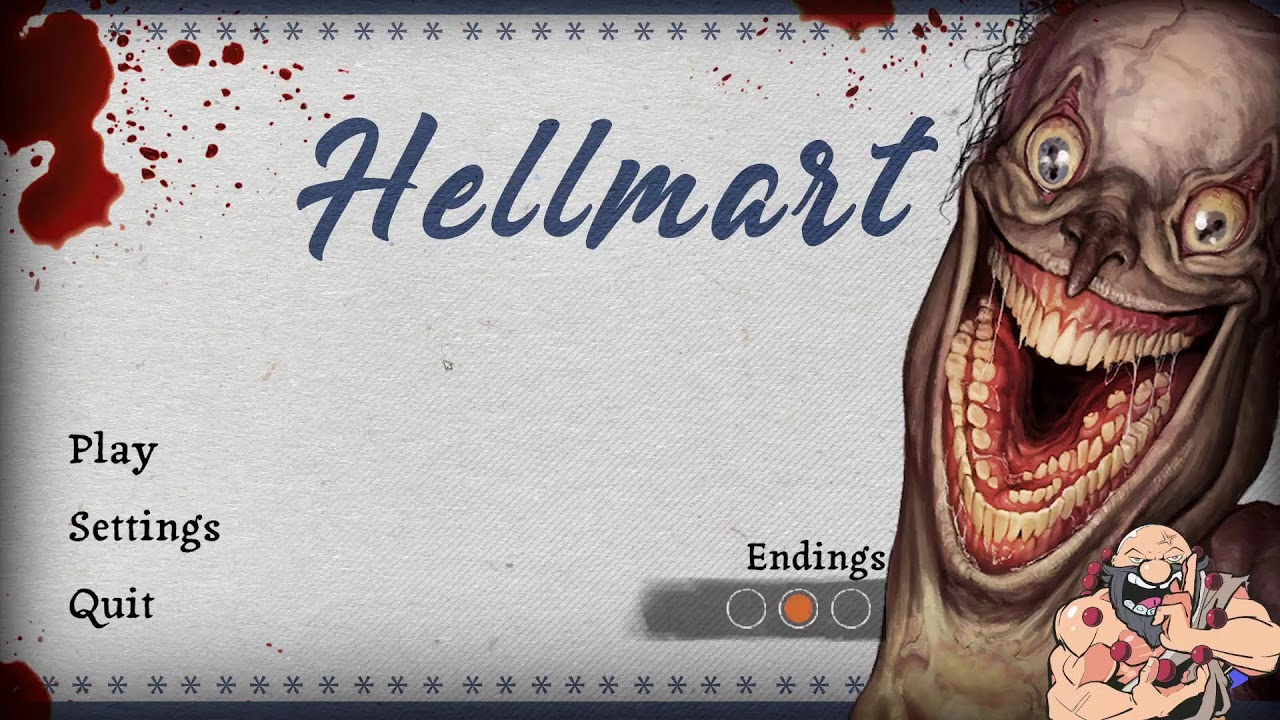 HELL MART PART 2! |#hellmart #clips #gaming #horror #shorts