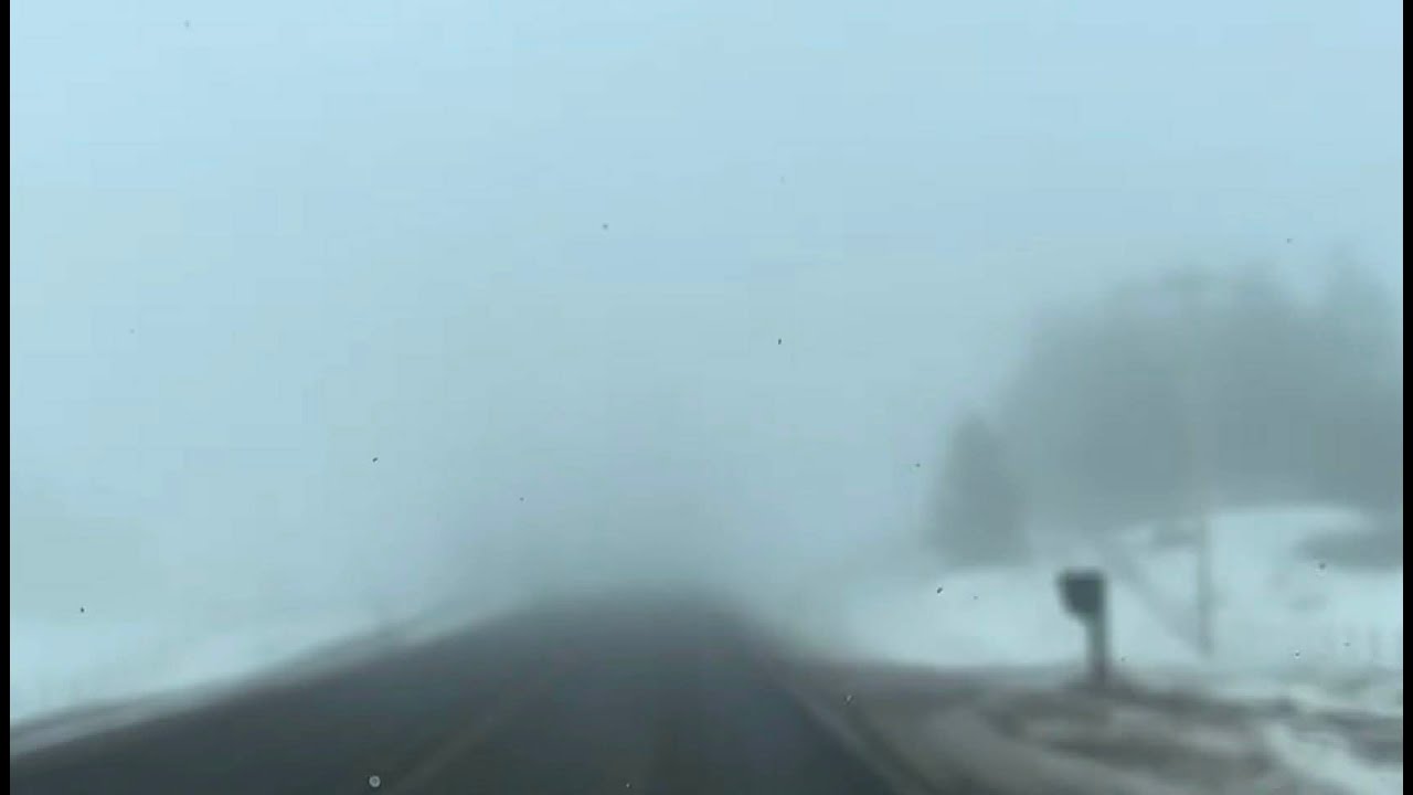 When foggy in the valley. #Kalispell #Montana 