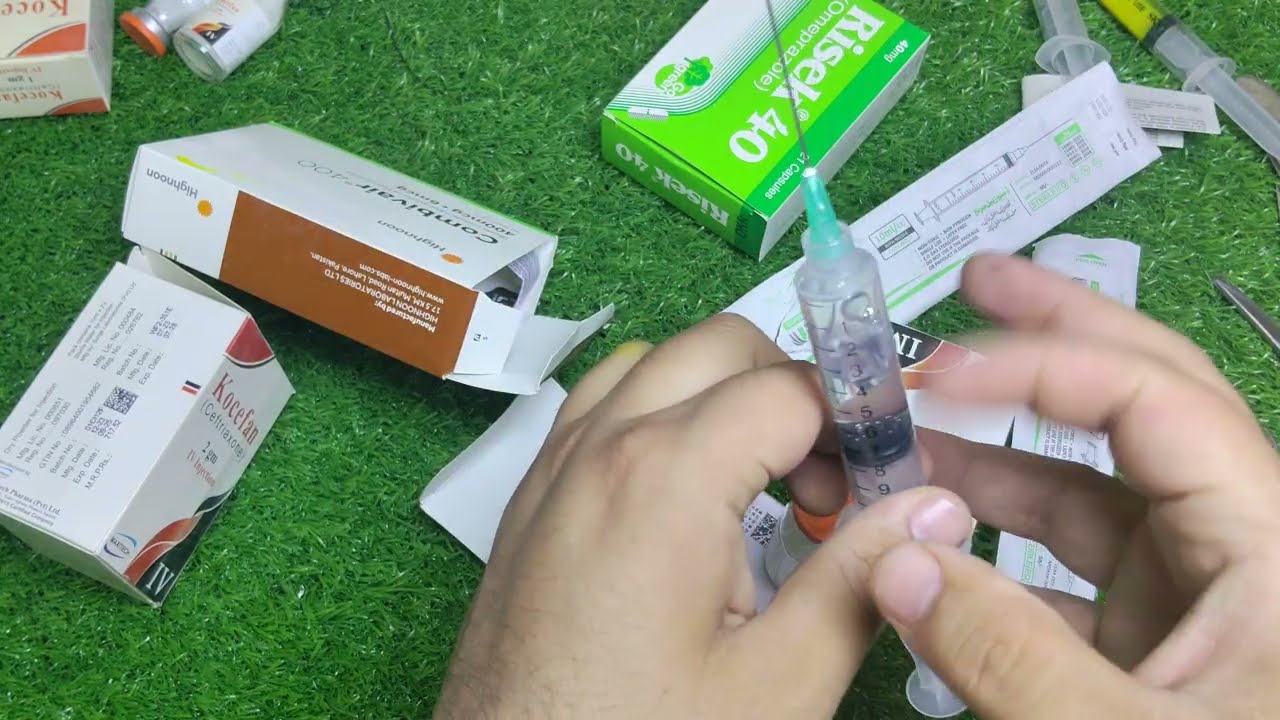 Im intra muscular method 😱💊😱💉 step by step 