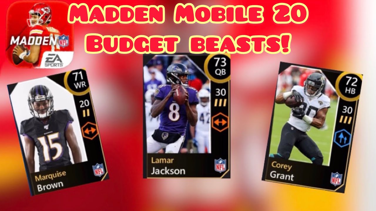 Madden Mobile 20 Budget Beasts!!!