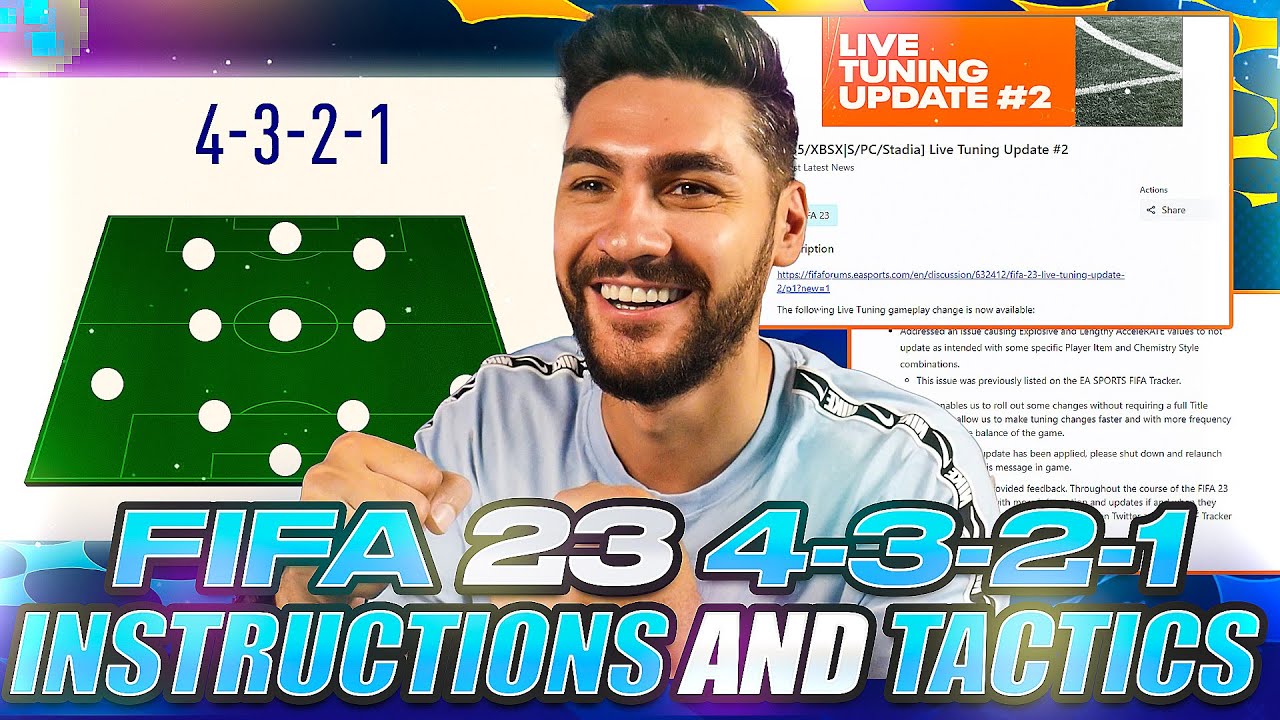 FIFA 23 ЛУЧШИЕ ТАКТИКИ ПОСЛЕ ПАТЧА ► ТУТОРИАЛ ПО СХЕМЕ 4-3-2-1: ПОЛЬЗОВАТЕЛЬСКИЕ ТАКТИКИ И ИНСТРУ...