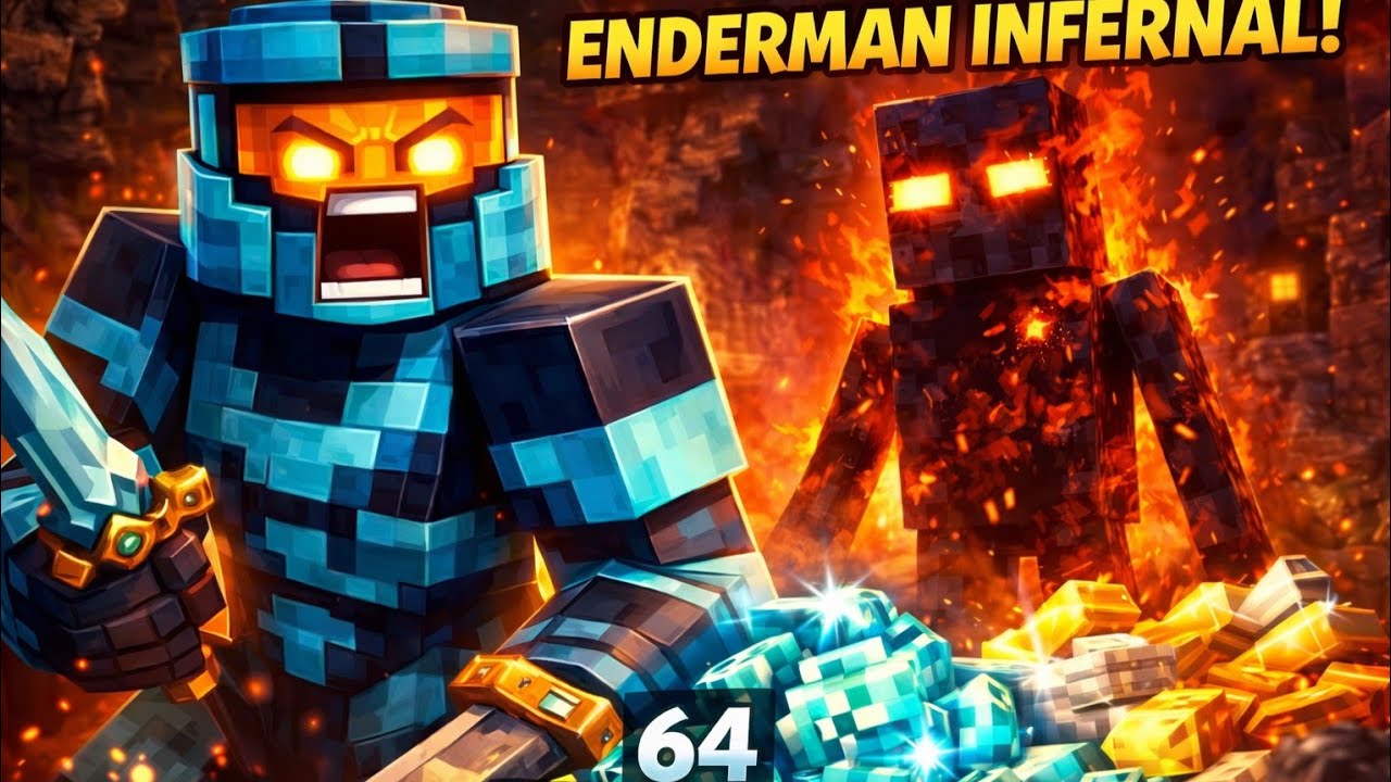 Me hice RICO después de encontrar este ENDERMAN INFERNAL| Matverse  Ep. 11