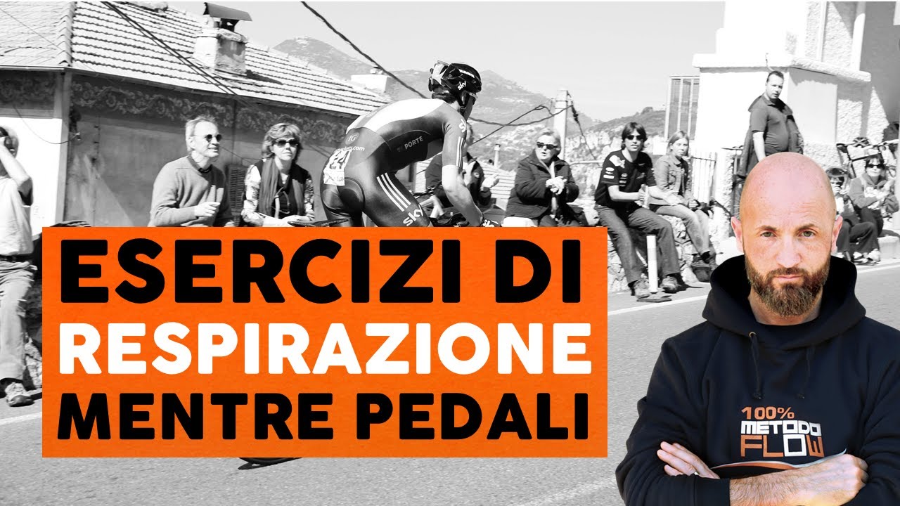 Esercizi di RESPIRAZIONE nel ciclismo MENTRE PEDALI - Metodo Flow