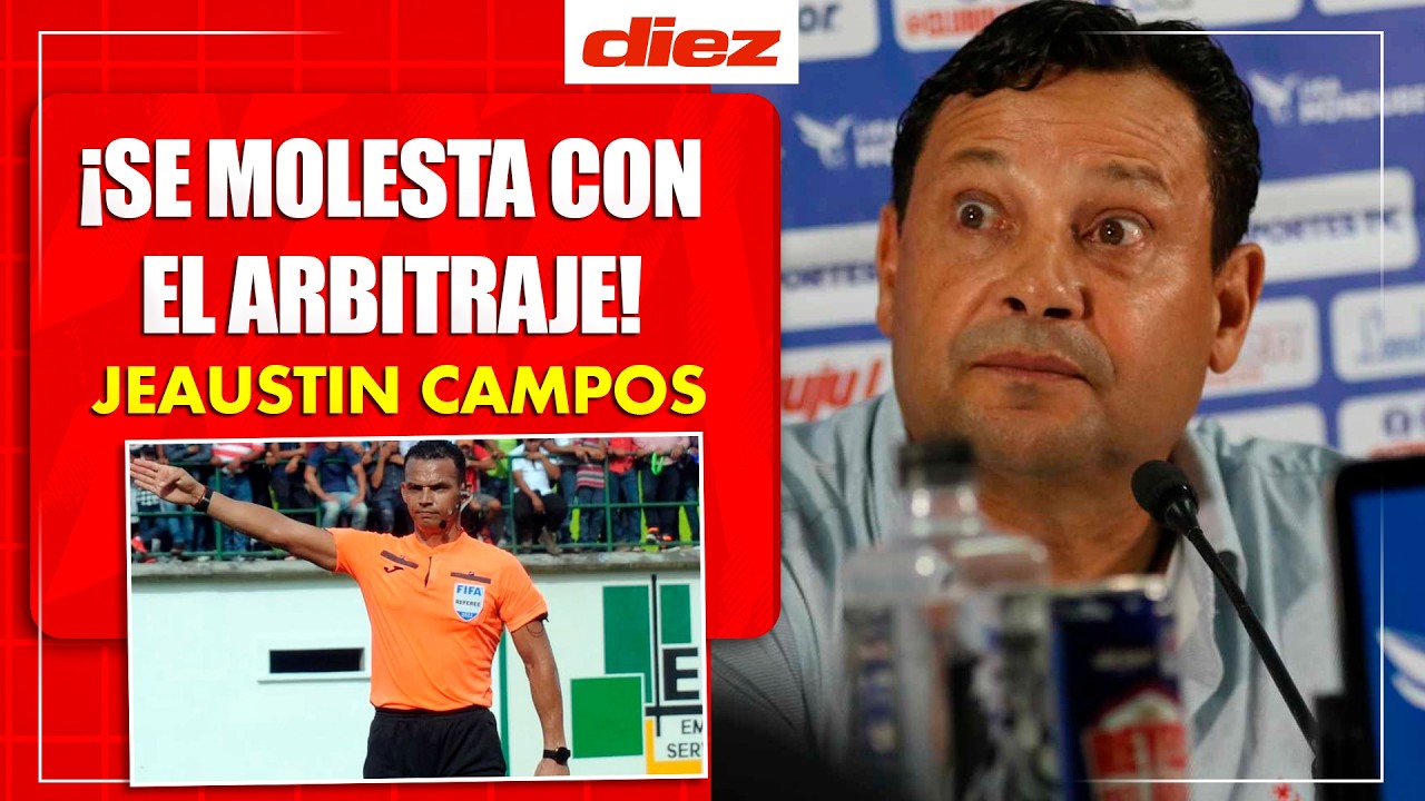 Jeaustin Campos SE ENOJA con el arbitraje y pide que no le digan 'equipo ratonero' a Real España