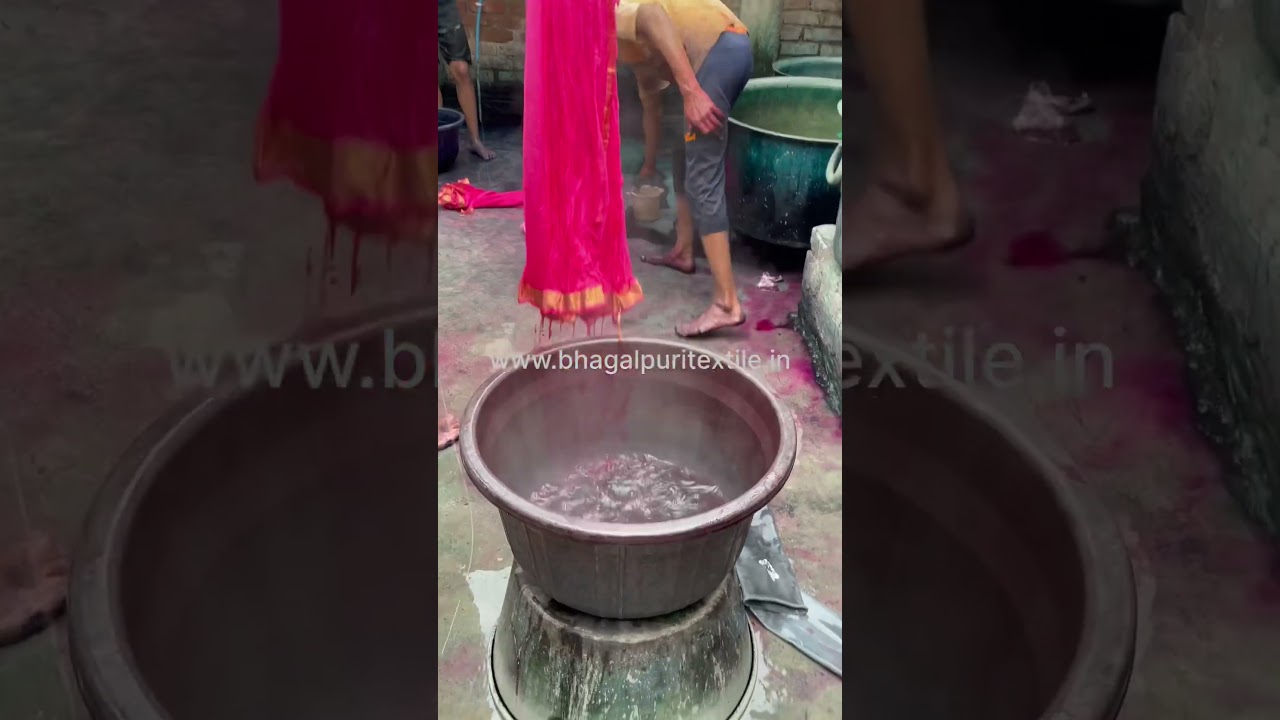 Semi silk saree dying process || customized your saree|| #semisilk #silksarees  #saree #latestsarees