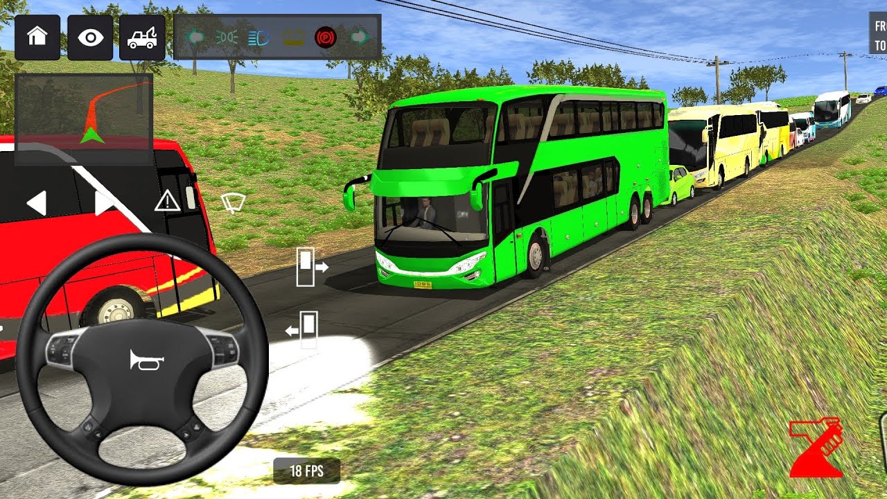 😱😍Bus Simulator indonesia ll new Euro coach bus Simulator Ultimate 3D ll #bus #simulator #gameplay 