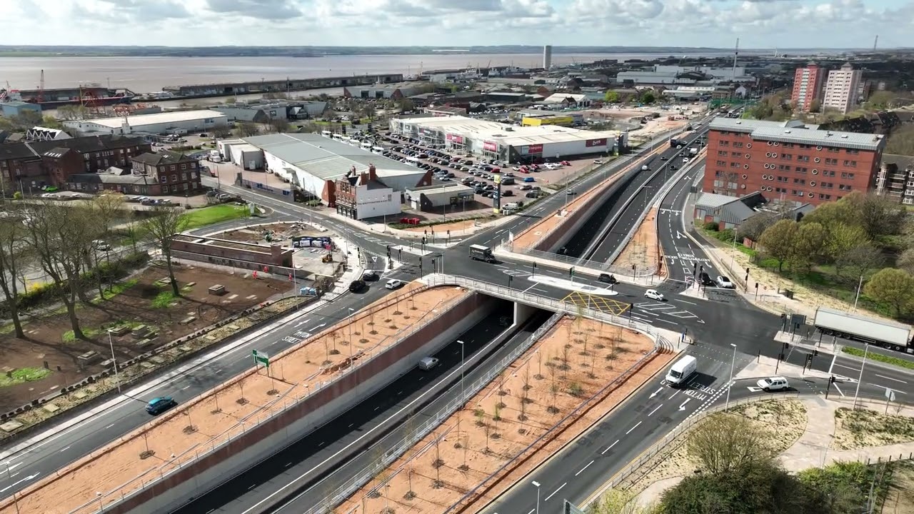 A63 Castle Street - Carriageway Completion 4K