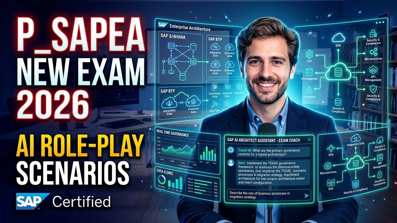 SAP P_SAPEA New Exam Format 2026 | SAP Enterprise Architect AI Role-Play Scenarios