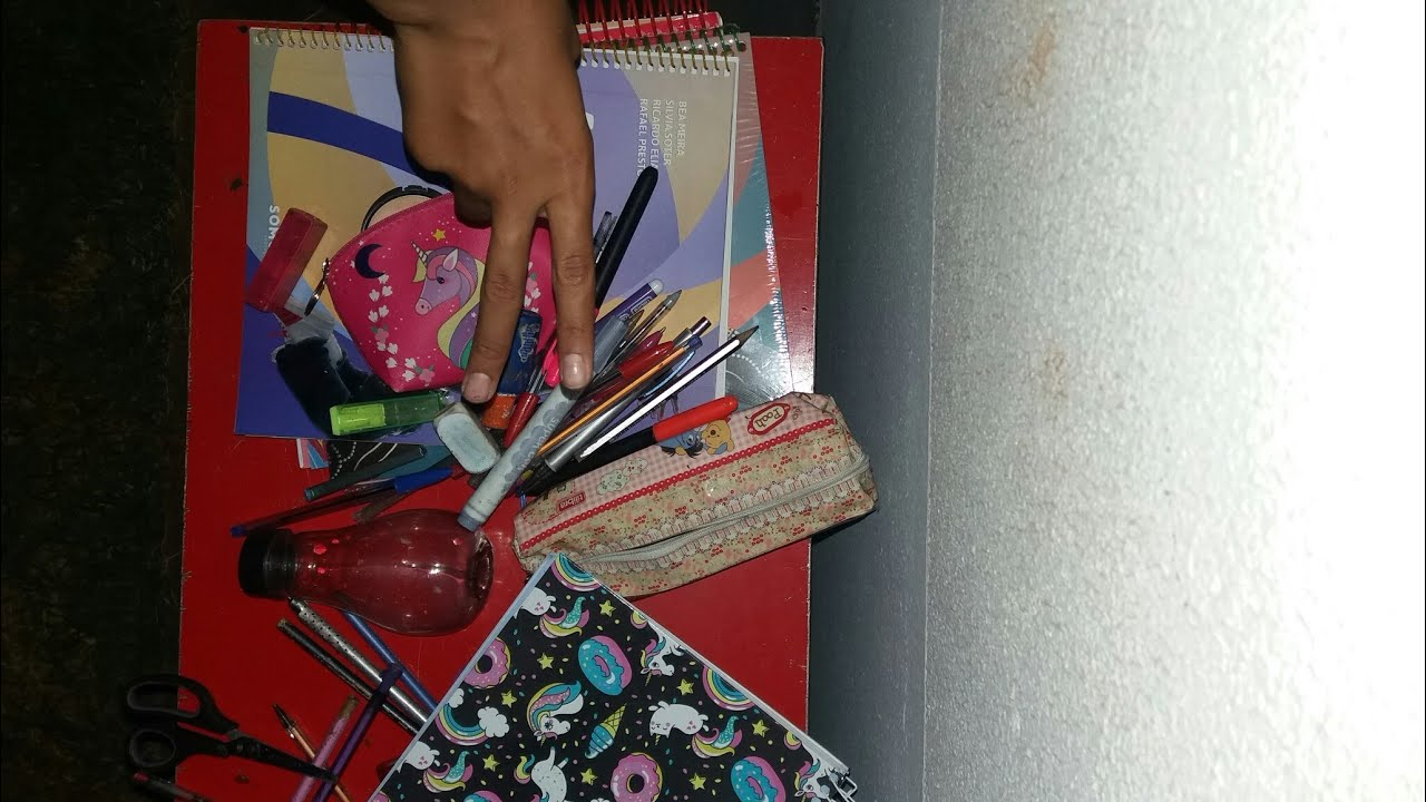 Mostrando meu material escolar 2020 (#de pobre)😉