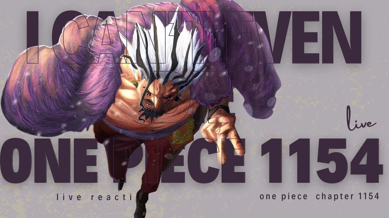 I CAN'T EVEN DIE! One Piece Manga Chapter 1154 | Live Reaction