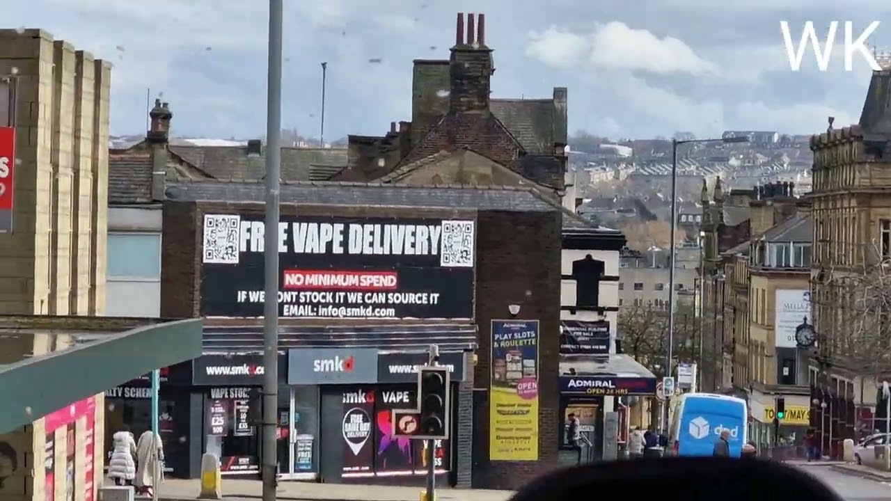 Bradford West Yorkshire old city. uk.
