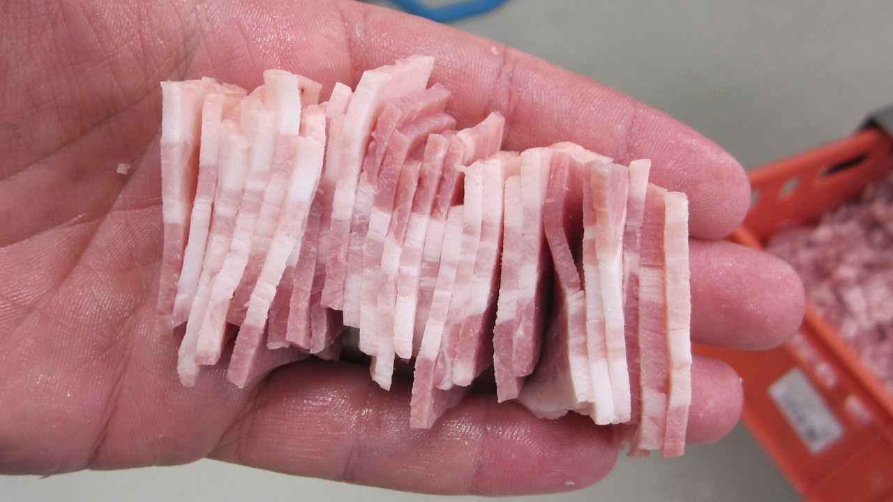 MAGURIT GALAN pork bacon for pizza topping HD