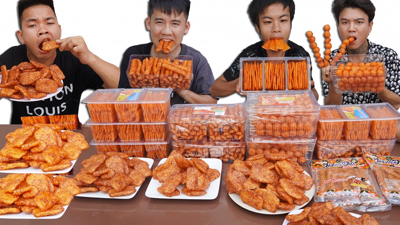 Hưng Troll | Thử Thách Người Cuối Cùng Ngừng Ăn Các Loại Bánh Pò Quẩy, Pò Xiên Vừng Thắng Nhận 500$