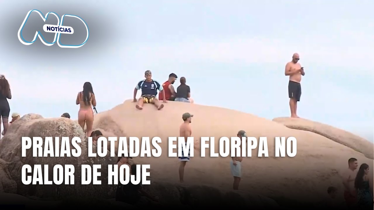 Praias lotadas em Floripa e Procon divulga cartilha da temporada
