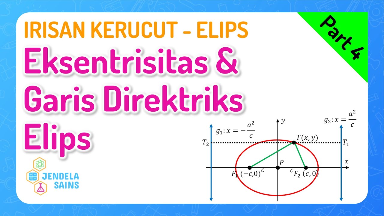 Irisan Kerucut - Elips • Part 4: Eksentrisitas dan Garis Arah / Garis Direktriks Elips